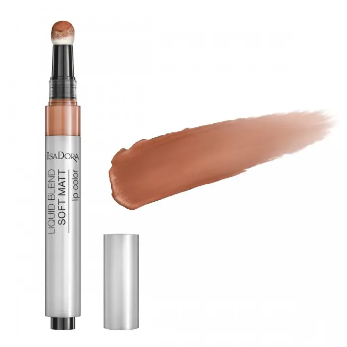 Течно червило IsaDora Liquid Blend Soft Matt 82, Candied Chestnut Cel mai vândut