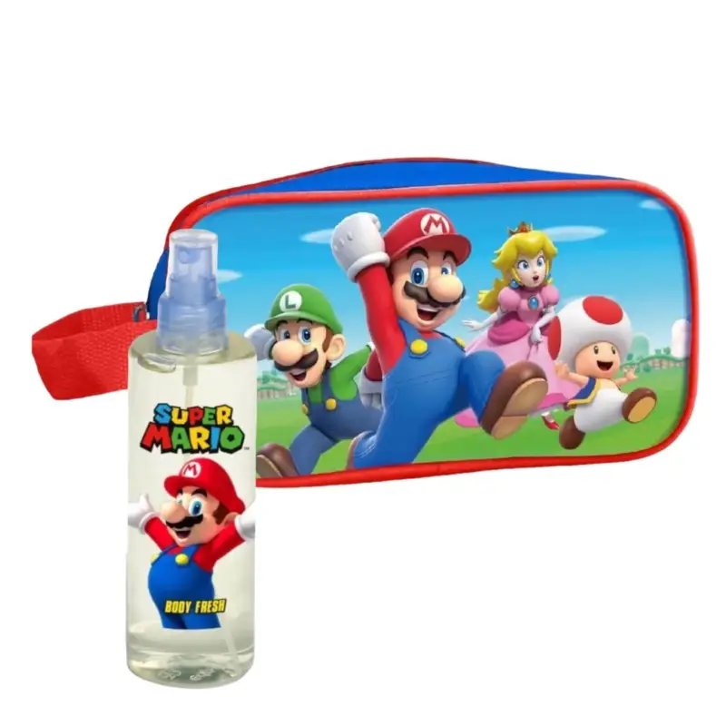 Cumpărături sigure Set spray de corp si borseta, Super Mario 1808